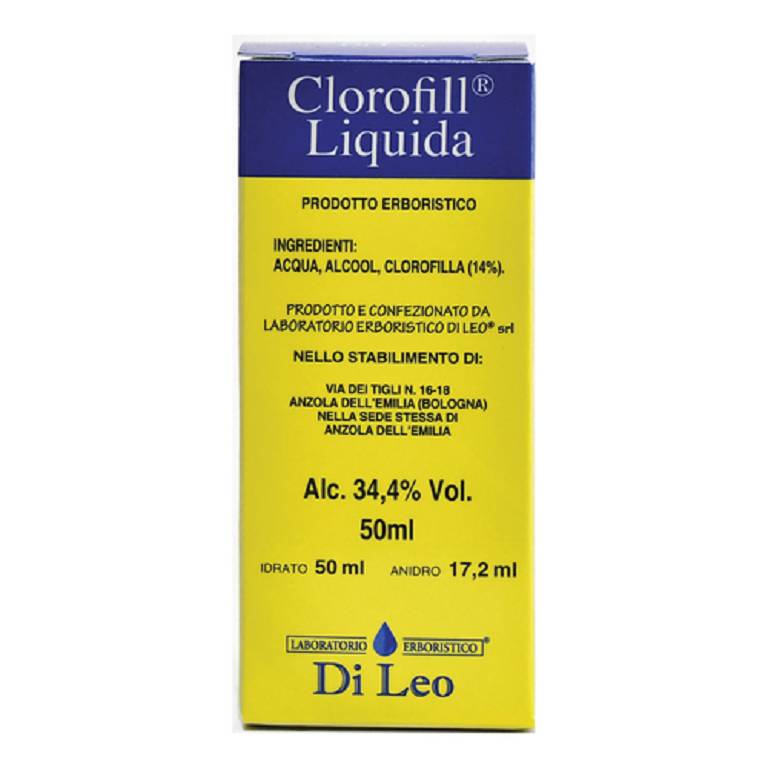 CLOROFILL LIQUIDO 50ML DI LEO